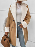 Damen Mantel mit doppelter Knopfleiste und weichem Kragen - J&B - 6 - Jasminaboutique.com