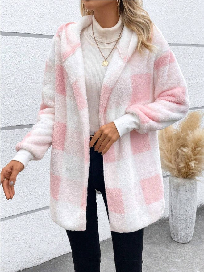 Mantel Damen mit lässigem Schnitt und Kapuze - J&B - 15 - Jasminaboutique.com