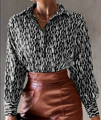 Bluse Damen mit klassischem Schnitt und eleganten Details - J&B - 1 - Jasminaboutique.com