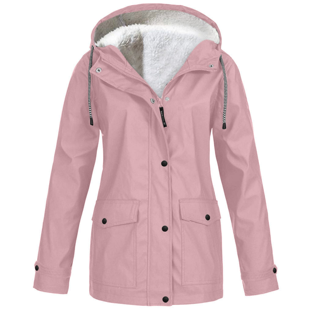 Jacke Damen mit Kapuze und gefütterter Innenseite - J&B - 8 - Jasminaboutique.com
