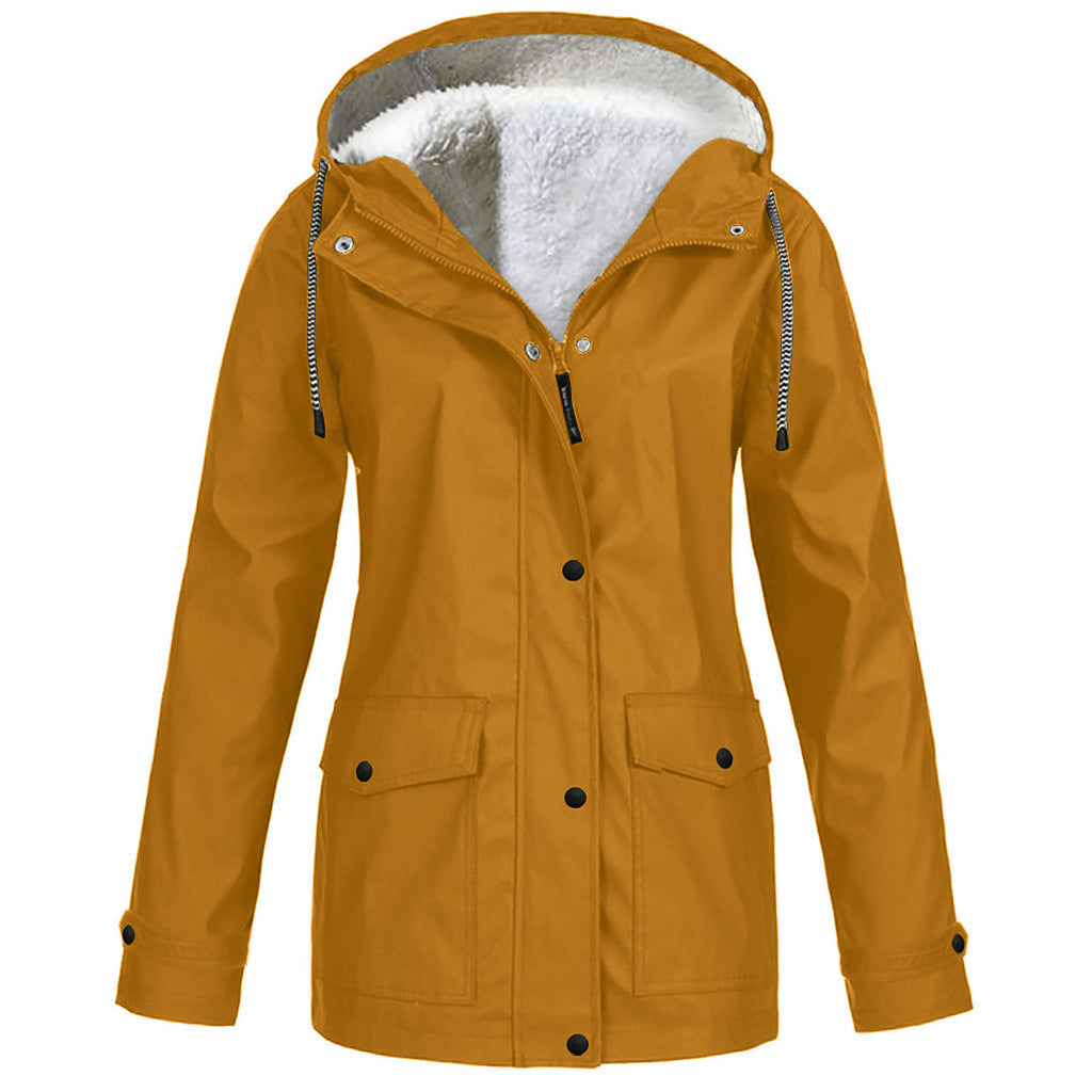 Jacke Damen mit Kapuze und gefütterter Innenseite - J&B - 14 - Jasminaboutique.com