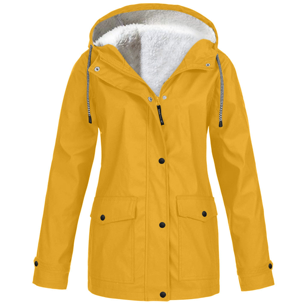 Jacke Damen mit Kapuze und gefütterter Innenseite - J&B - 16 - Jasminaboutique.com