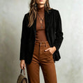 Jacket Damen mit klassischem Schnitt und eleganten Details - J&B - 4 - Jasminaboutique.com