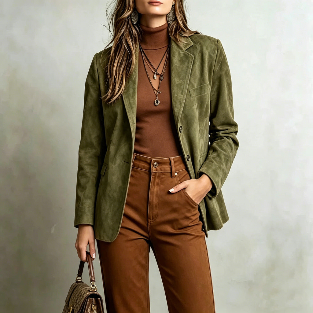 Jacket Damen mit klassischem Schnitt und eleganten Details - J&B - 5 - Jasminaboutique.com