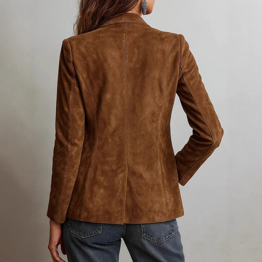 Blazer Damen mit schmalem Schnitt und eleganten Details - J&B - 3 - Jasminaboutique.com