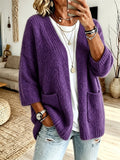 Cardigan Damen mit Taschen und lockerer Passform - J&B - 2 - Jasminaboutique.com
