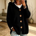 Cardigan Damen mit Kapuze und Knopfverschluss - J&B - 6 - Jasminaboutique.com