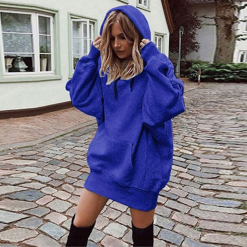 Hoodie Damen mit lässigem Schnitt und Kapuze - J&B - 1 - Jasminaboutique.com