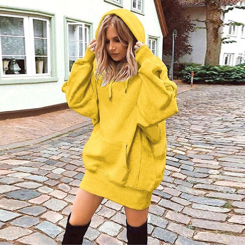Hoodie Damen mit lässigem Schnitt und Kapuze - J&B - 8 - Jasminaboutique.com
