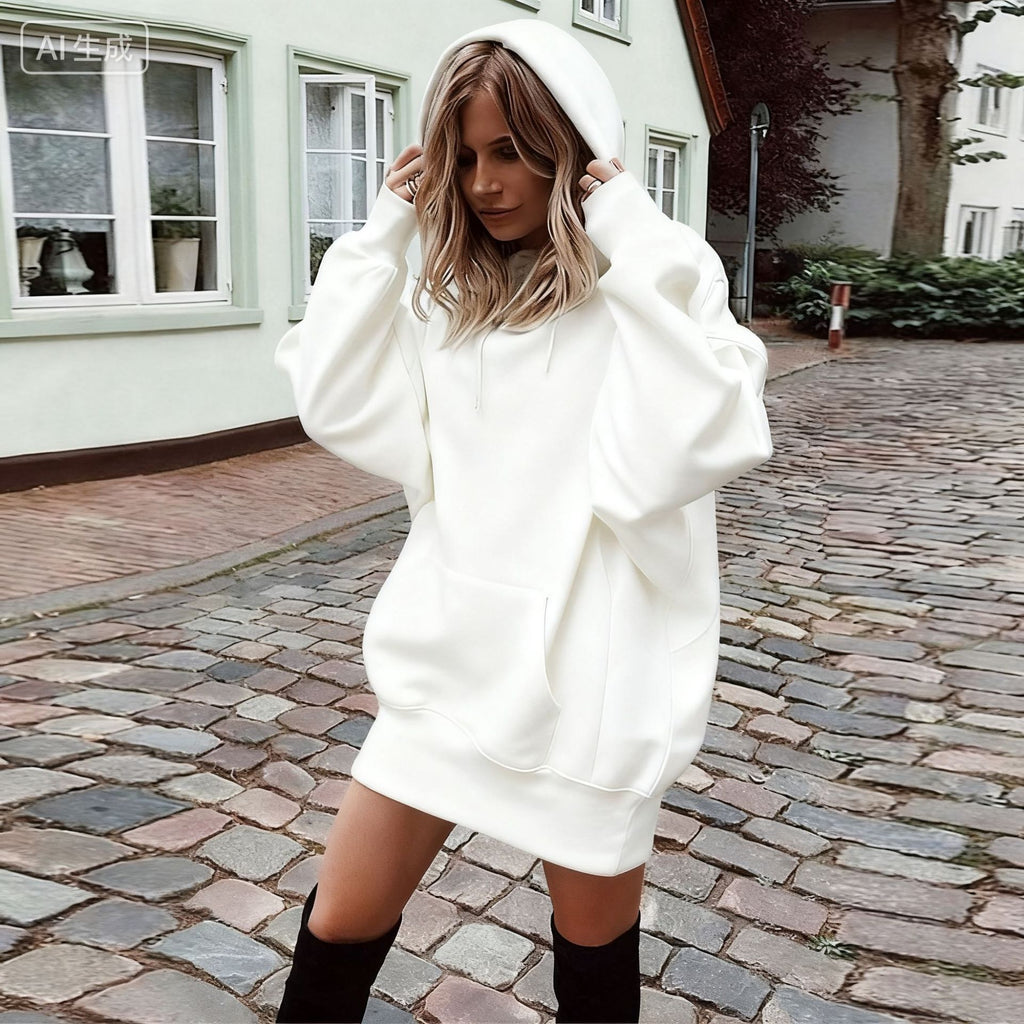 Hoodie Damen mit lässigem Schnitt und Kapuze - J&B - 10 - Jasminaboutique.com