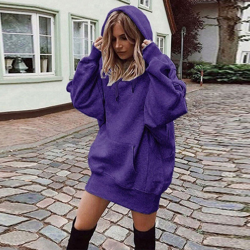 Hoodie Damen mit lässigem Schnitt und Kapuze - J&B - 12 - Jasminaboutique.com