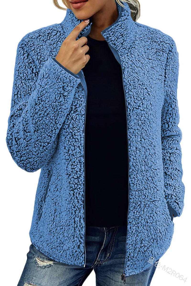 Jacke Damen mit Stehkragen und Reißverschluss - J&B - 1 - Jasminaboutique.com
