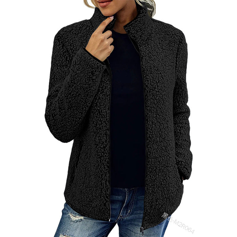 Jacke Damen mit Stehkragen und Reißverschluss - J&B - 2 - Jasminaboutique.com