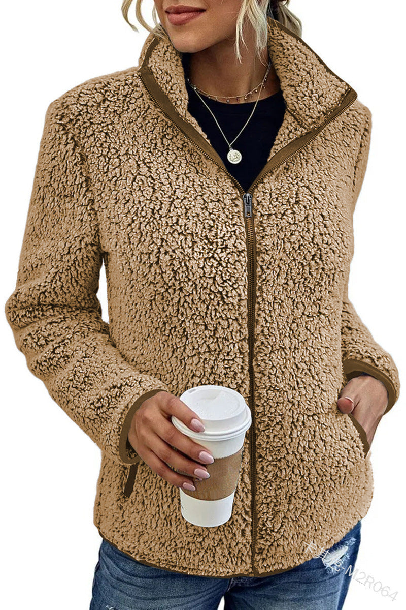 Jacke Damen mit Stehkragen und Reißverschluss - J&B - 9 - Jasminaboutique.com
