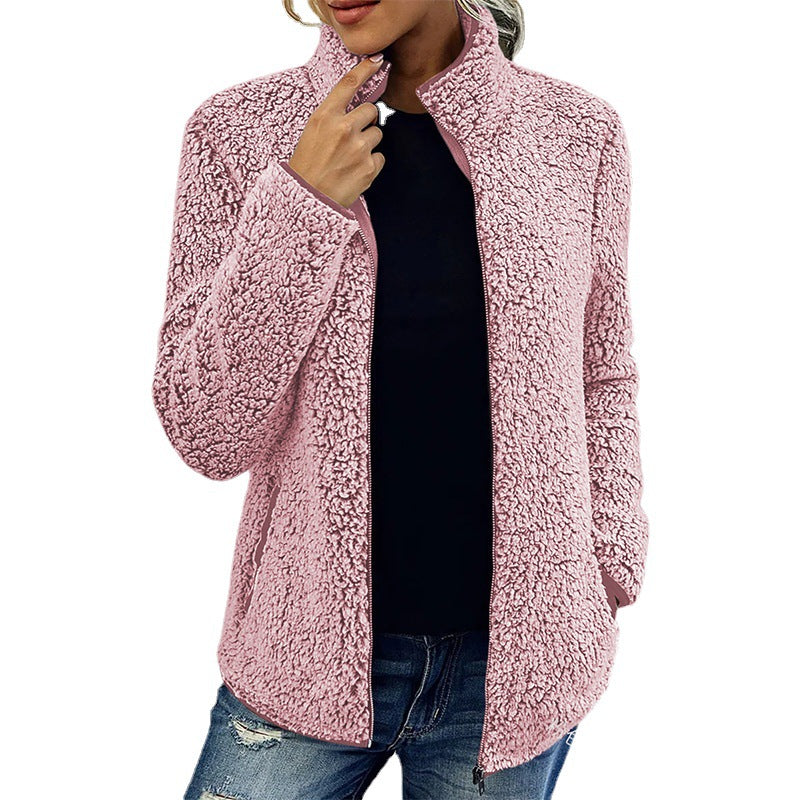 Jacke Damen mit Stehkragen und Reißverschluss - J&B - 10 - Jasminaboutique.com
