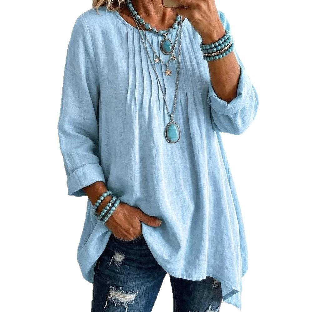 Bluse Damen mit lockerer Passform und lässigem Schnitt - J&B - 2 - Jasminaboutique.com