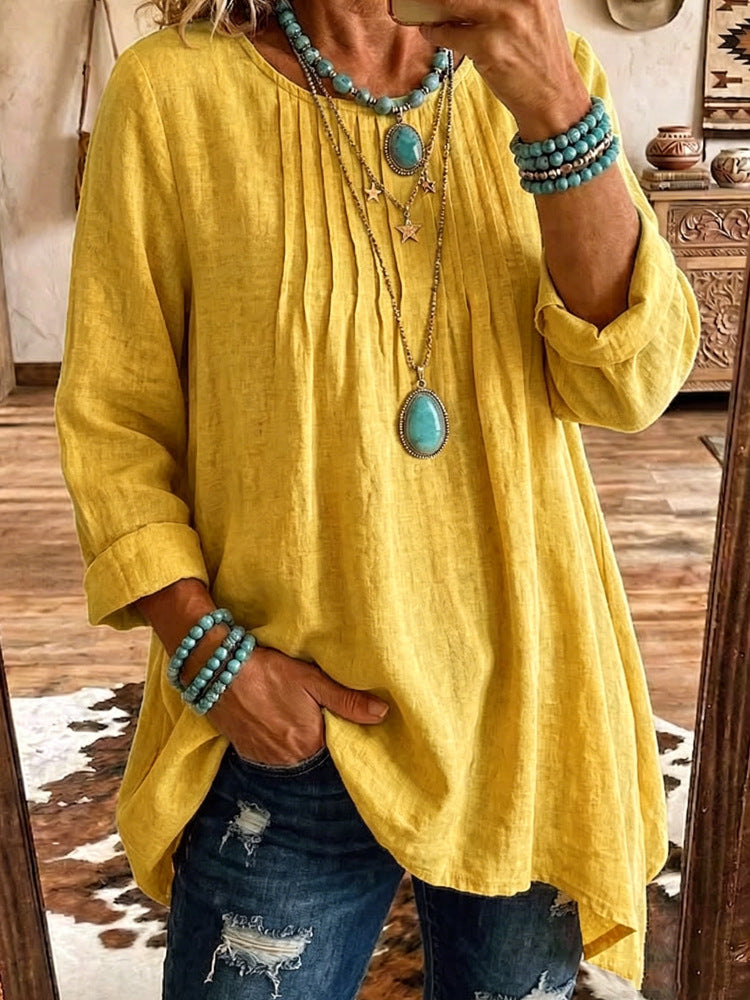 Bluse Damen mit lockerer Passform und lässigem Schnitt - J&B - 8 - Jasminaboutique.com