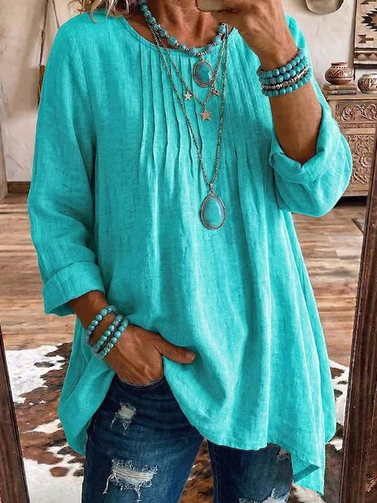 Bluse Damen mit lockerer Passform und lässigem Schnitt - J&B - 10 - Jasminaboutique.com