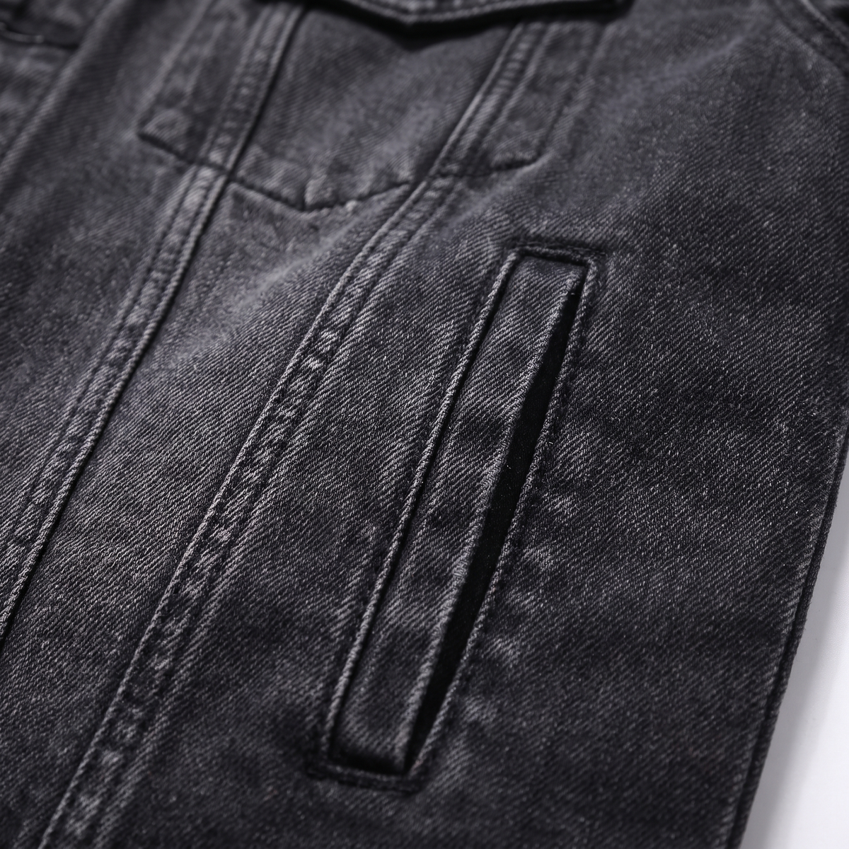 Jeansjacke Herren mit Kapuze und Sherpa-Futter - J&B - 4 - Jasminaboutique.com
