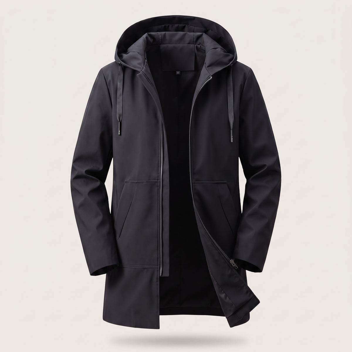 Jacket Herren mit verstellbarem Kapuzenkragen und praktischen Taschen - J&B - 5 - Jasminaboutique.com