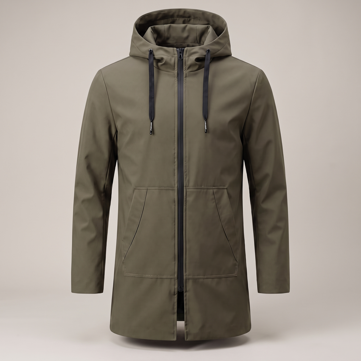 Jacket Herren mit verstellbarem Kapuzenkragen und praktischen Taschen - J&B - 9 - Jasminaboutique.com
