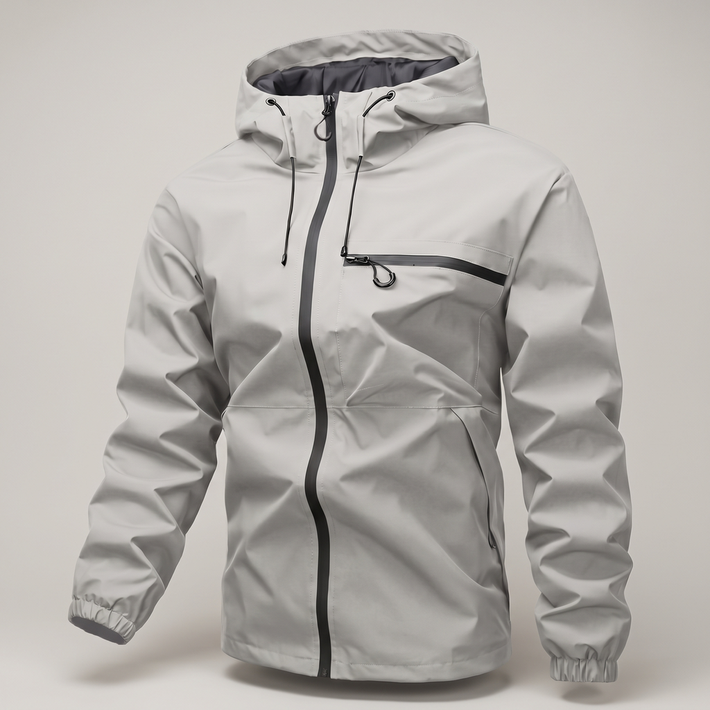 Jacke Herren mit verstellbarem Kapuzen-Design und praktischer Brusttasche - J&B - 6 - Jasminaboutique.com