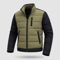 Jacke Herren mit Stehkragen und gestepptem Design - J&B - 7 - Jasminaboutique.com