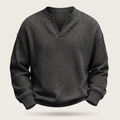 Pullover Herren mit V-Ausschnitt und strukturiertem Design - J&B - 8 - Jasminaboutique.com