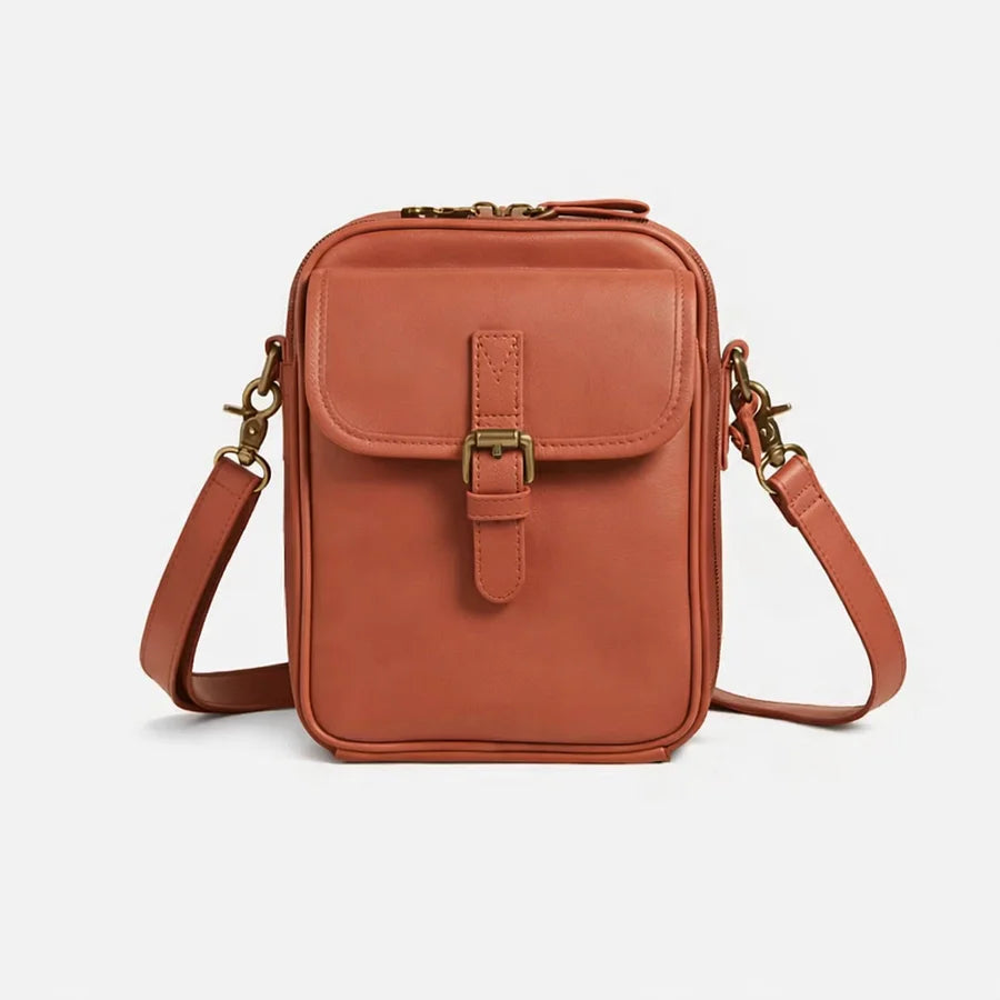 Kompakte Crossbody-Tasche Damen mit modernem Schnitt - J&B - 2 - Jasminaboutique.com