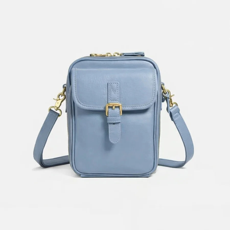 Kompakte Crossbody-Tasche Damen mit modernem Schnitt - J&B - 5 - Jasminaboutique.com