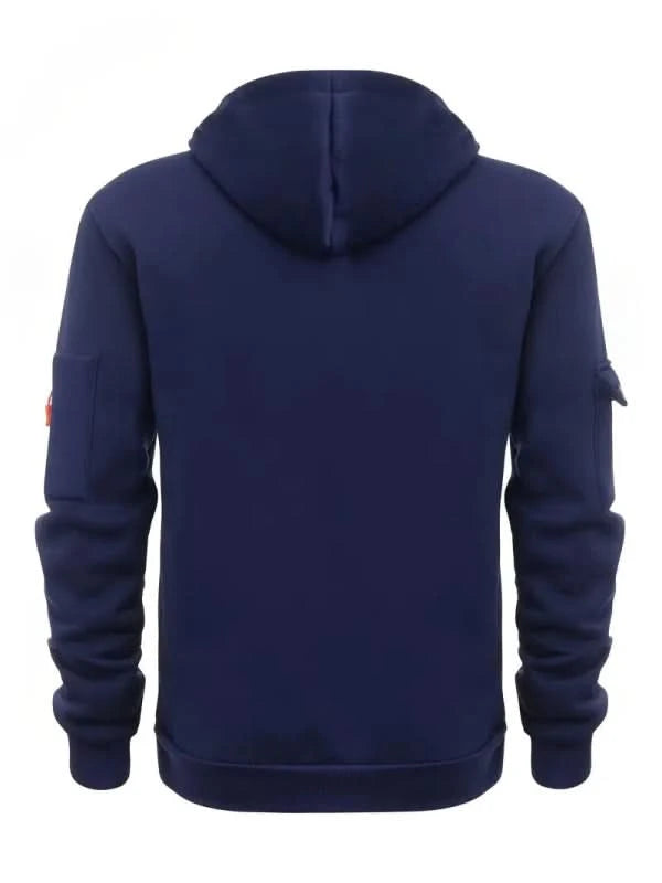 Hoodie Herren mit funktionalen Taschen und Kapuze - J&B - 4 - Jasminaboutique.com