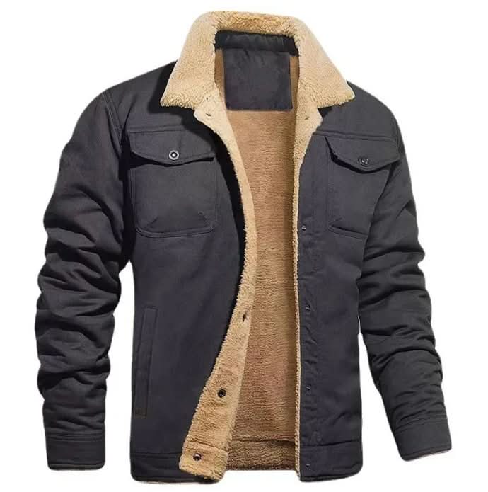 Jacke Herren mit klassischem Schnitt und praktischen Taschen - J&B - 1 - Jasminaboutique.com