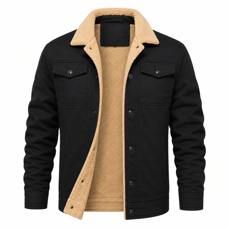 Jacke Herren mit klassischem Schnitt und praktischen Taschen - J&B - 9 - Jasminaboutique.com