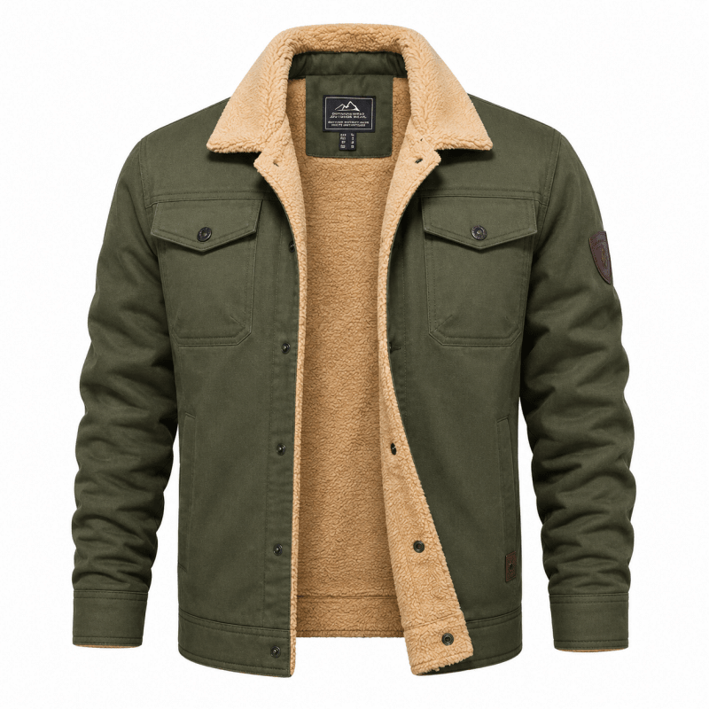 Jacke Herren mit klassischem Schnitt und praktischen Taschen - J&B - 11 - Jasminaboutique.com