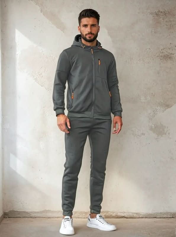 Hoodie Herren mit praktischen Taschen und lässigem Schnitt - J&B - 8 - Jasminaboutique.com