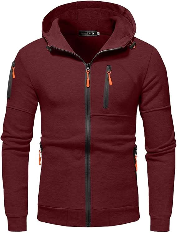 Hoodie Herren mit praktischen Taschen und lässigem Schnitt - J&B - 9 - Jasminaboutique.com