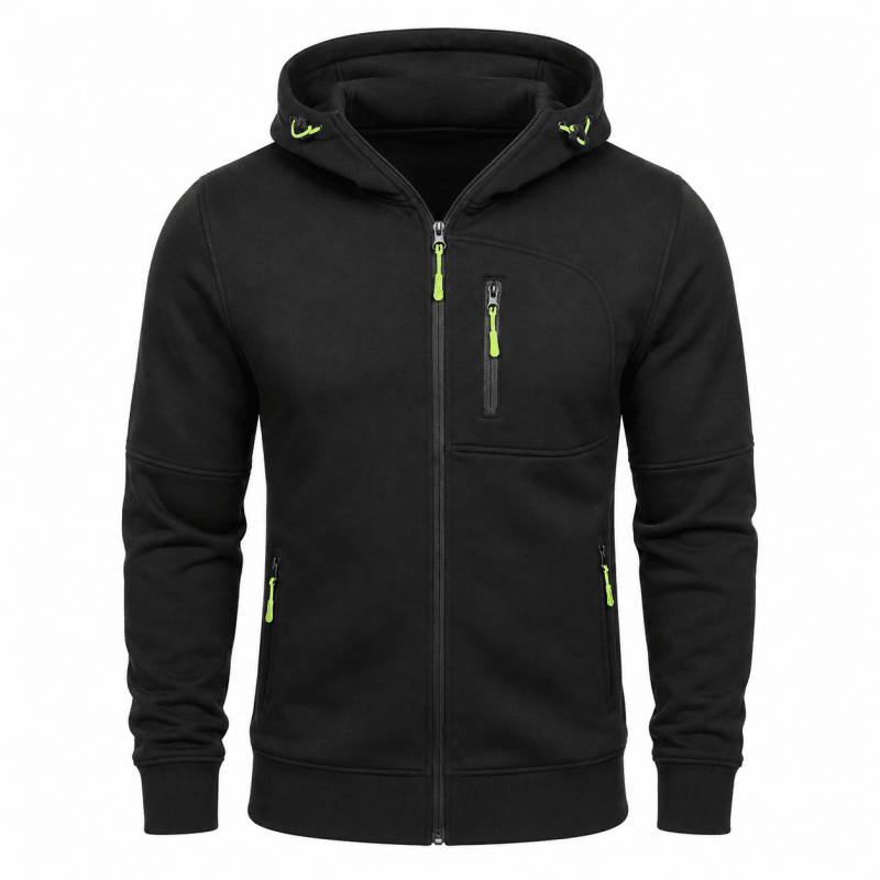 Hoodie Herren mit praktischen Taschen und lässigem Schnitt - J&B - 13 - Jasminaboutique.com