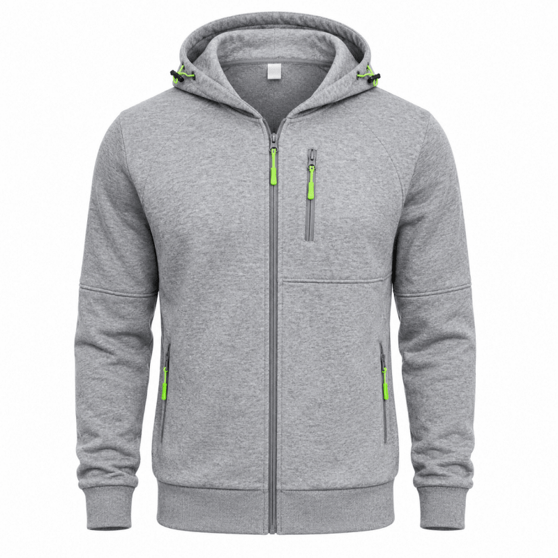 Hoodie Herren mit praktischen Taschen und lässigem Schnitt - J&B - 17 - Jasminaboutique.com