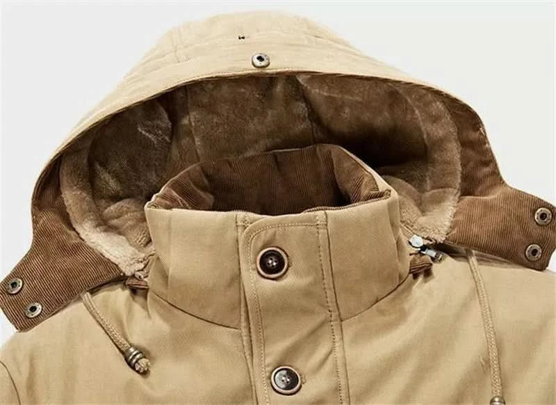 Jacke Herren mit Kapuze und praktischen Taschen - J&B - 10 - Jasminaboutique.com