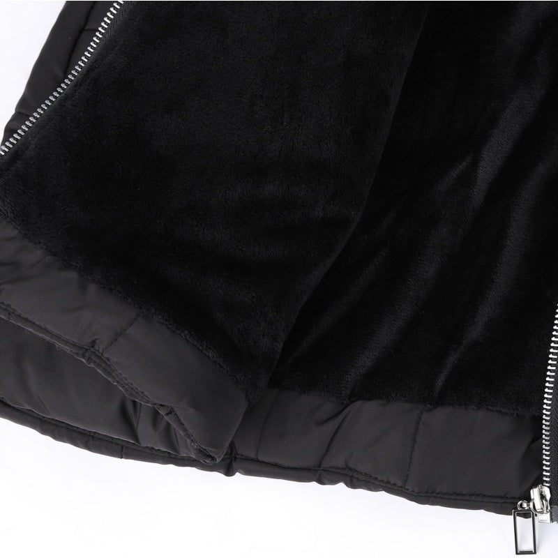 Damen Wintermantel mit Kapuze und Mid-Length Schnitt - J&B - 4 - Jasminaboutique.com