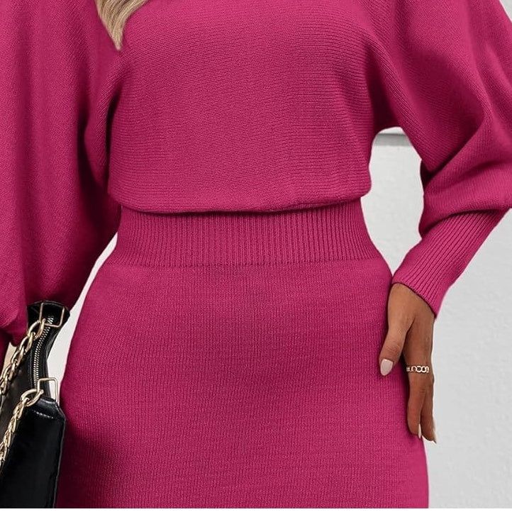 Zwei-Teiler Damen mit Puffärmeln und taillierter Silhouette - J&B - 7 - Jasminaboutique.com