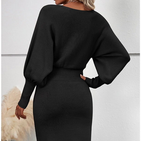 Zwei-Teiler Damen mit Puffärmeln und taillierter Silhouette - J&B - 10 - Jasminaboutique.com