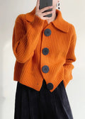 Cardigan Damen mit Peter-Pan-Kragen und Knopfleiste - J&B - 1 - Jasminaboutique.com