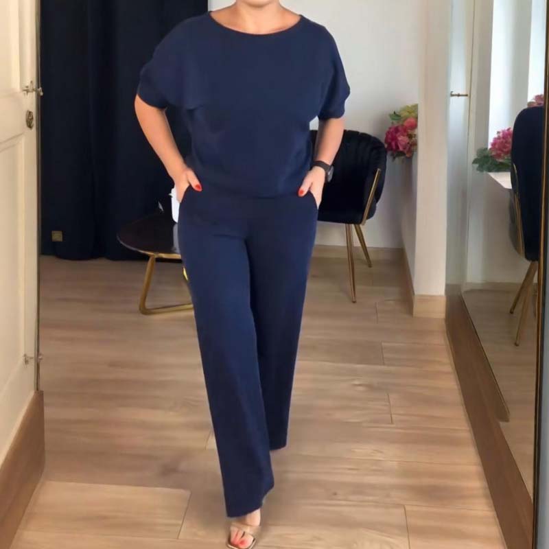 Lounge Set Damen mit Cardigan, Oberteil und Hose - J&B - 11 - Jasminaboutique.com
