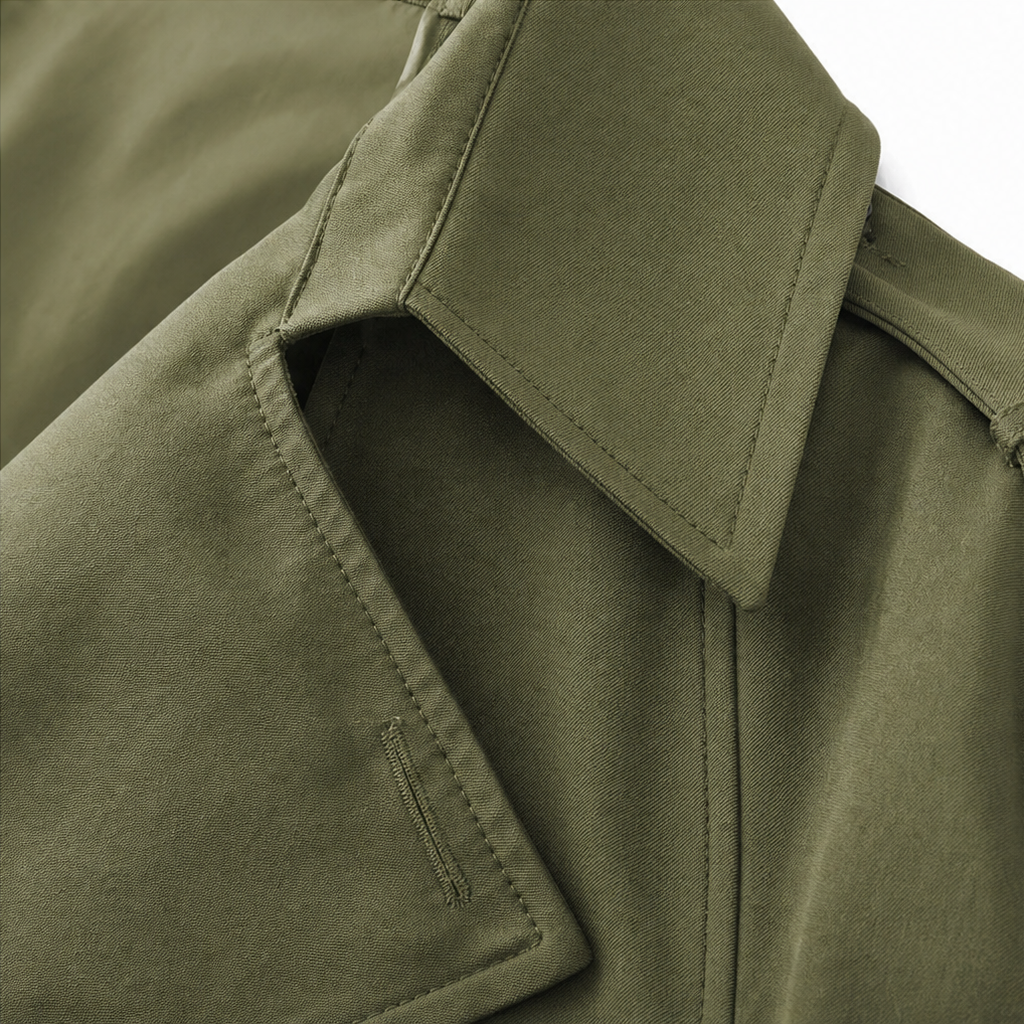 Trenchcoat Damen mit doppelter Knopfleiste und Taillengürtel - J&B - 11 - Jasminaboutique.com