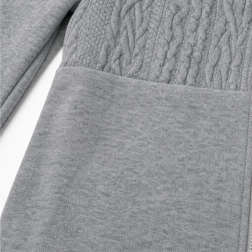 Hoodie Damen mit Kapuze und Struktur - J&B - 8 - Jasminaboutique.com