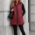 Weste Damen mit Kapuze und Steppdesign - J&B - 13 - Jasminaboutique.com