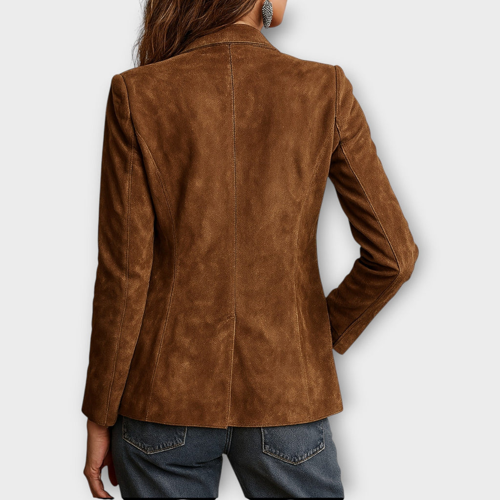 Blazer Damen mit tailliertem Schnitt und strukturiertem Design - J&B - 3 - Jasminaboutique.com