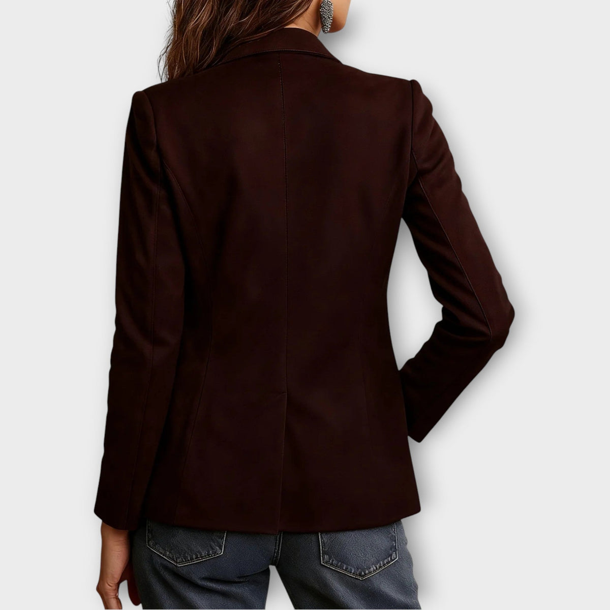 Blazer Damen mit tailliertem Schnitt und strukturiertem Design - J&B - 5 - Jasminaboutique.com