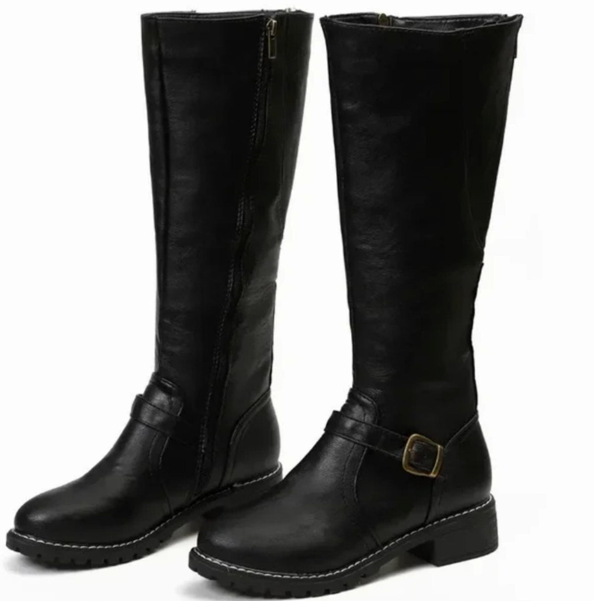 Stiefel Damen mit Schnallen-Detail und Blockabsatz - J&B - 8 - Jasminaboutique.com